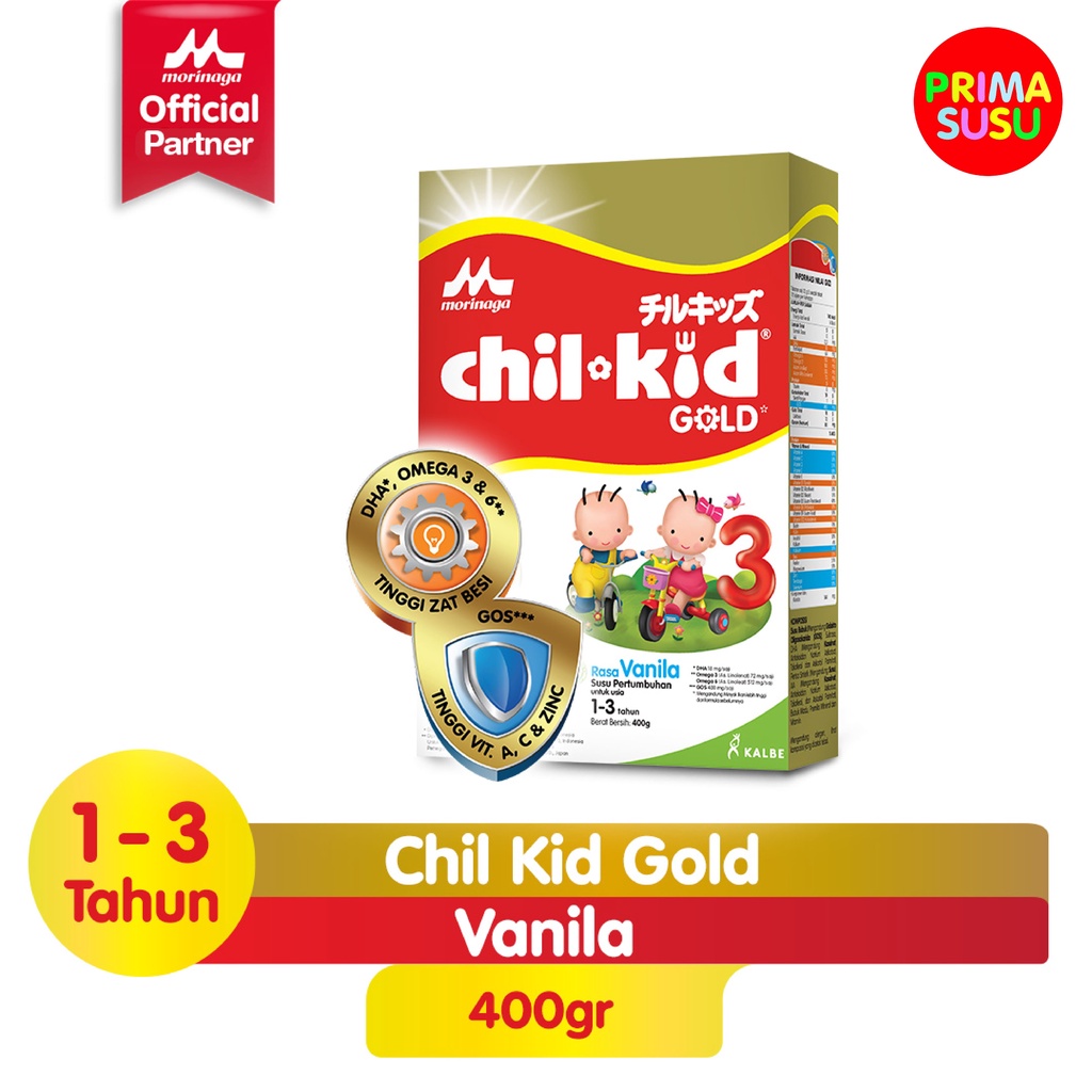 Chil Kid 3 400 Gr, Madu, Vanila