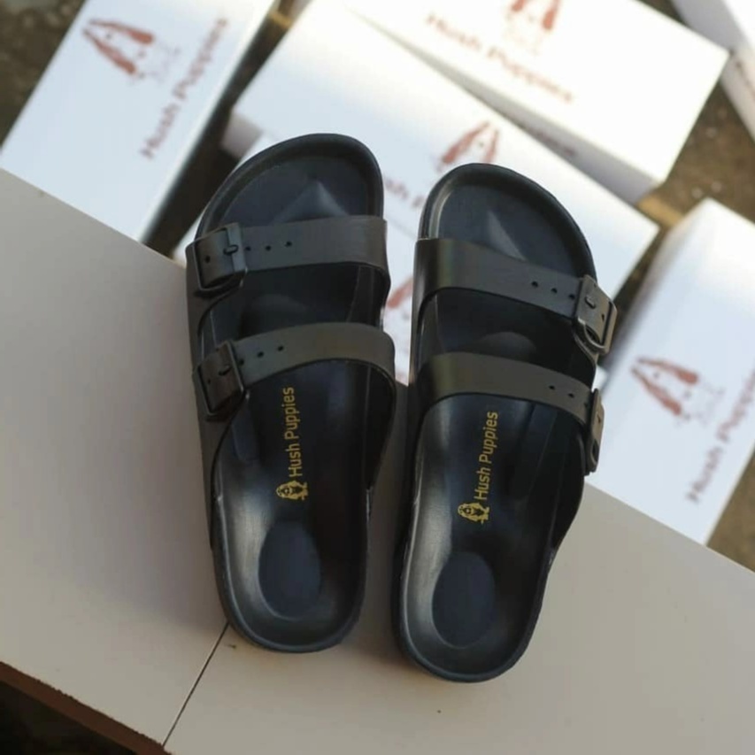 Sandal Strap Pria Casual Kekinian Sendal Slip on Cowok Terbaru Sandal Slide Pria Viral