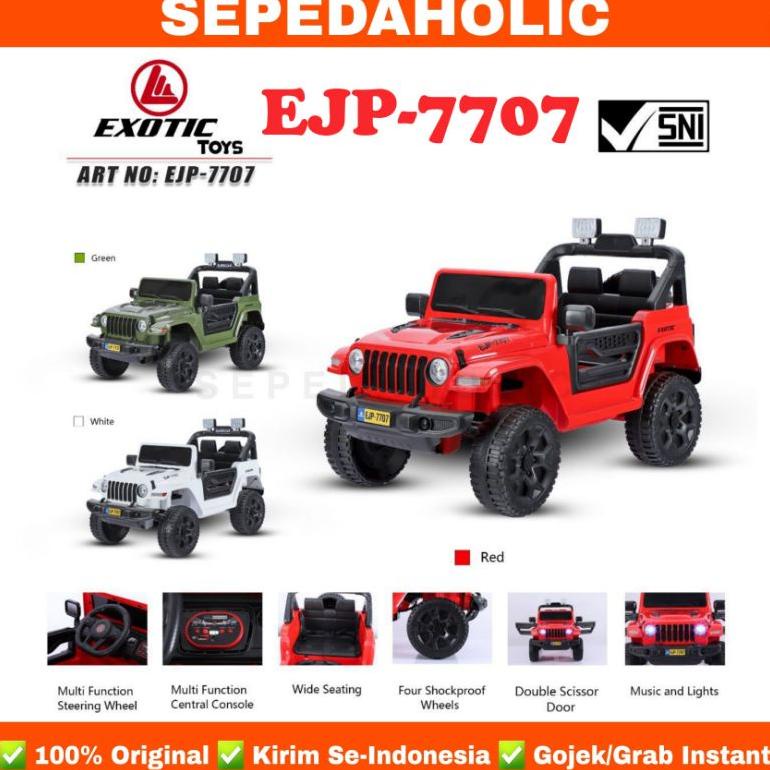 Jual Mobil Mobilan Aki Jeep Exotic Ejp 7707 Bluetooth Remote Control