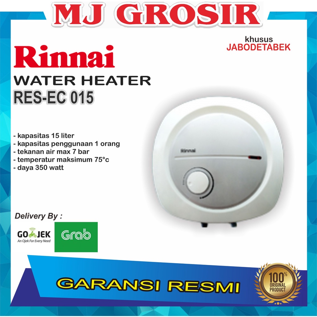 PROMO WATER HEATER RINNAI RES EH 015 PEMANAS AIR