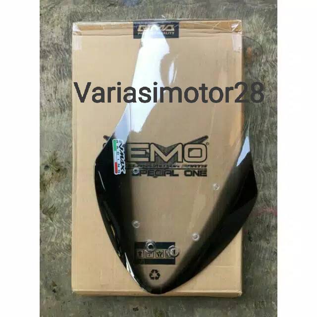 WINDSHIELD NMAX / VISOR NMAX NEMO 2 TONE BENING RIBEN SMOKE / WINDSHIELD NMAX NEMO