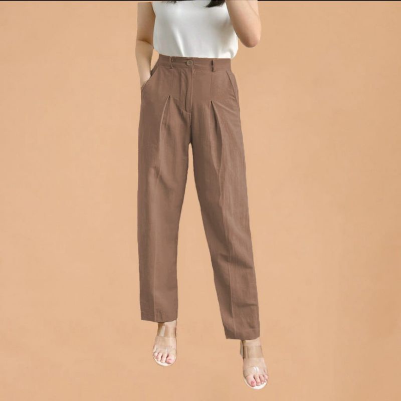 Beggy Pants Drill Premium celana panjang wanita