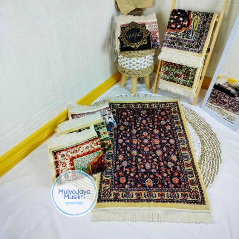 sajadah exclusive yakar wangi rawdah tebal ukuran 70x110