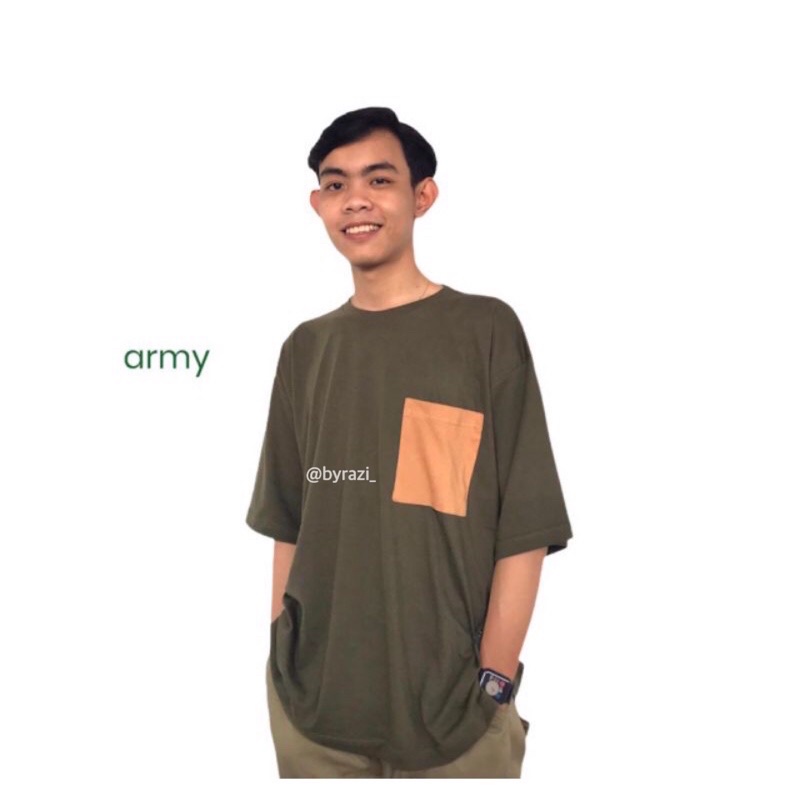 T-Shirt OverSize - Kaos OverSize - T-Shirt byrazi_-ARMY