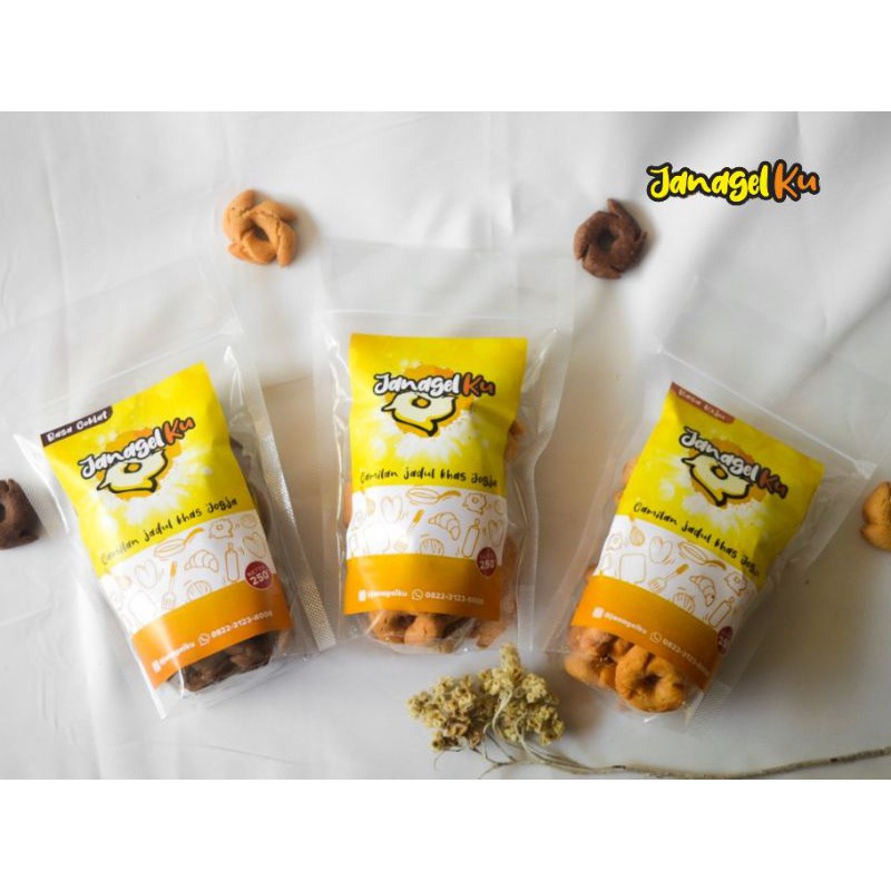

JANAGEL 250 GRAM Camilan Snack Kue Kering Oleh-Oleh Jogja JANAGELKU