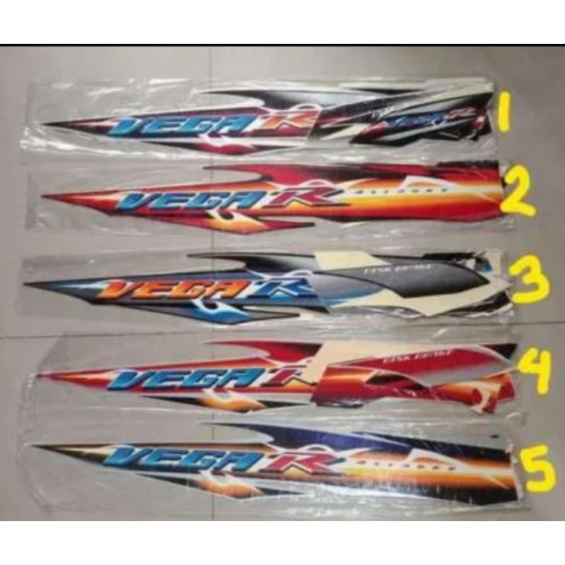striping body vega r 2007 list body sticker body vega r 2007