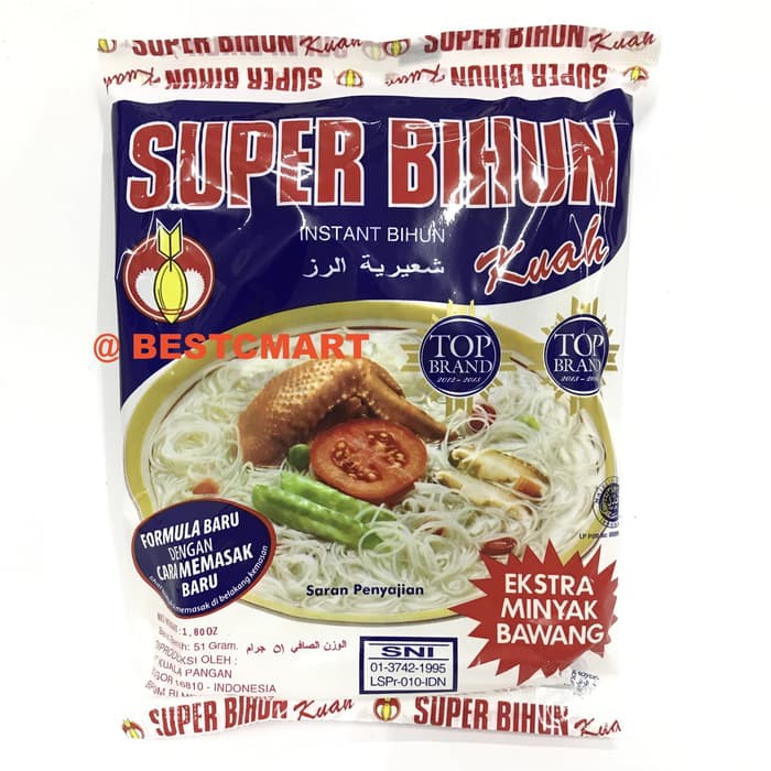 

SUPER BIHUN / BIHHUN KUAH INSTANT 51 GR