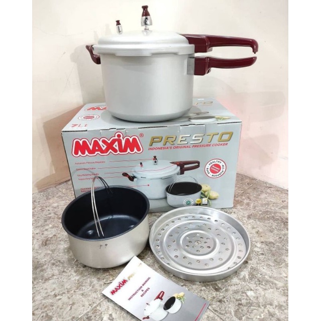 maxim presto 7lt panci pelunak pressure cooker