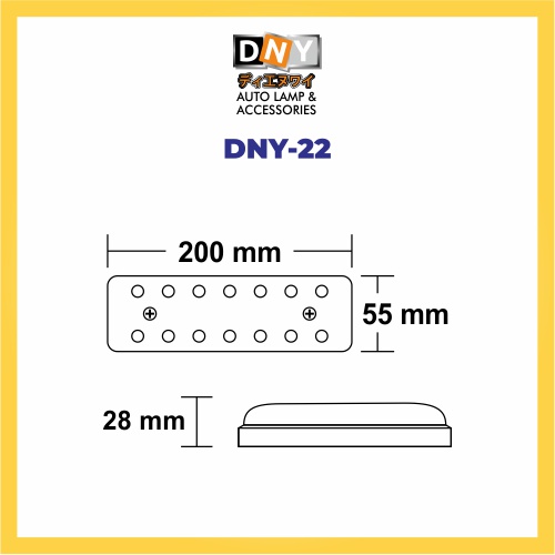 Lampu Aksesoris DNY Led 22