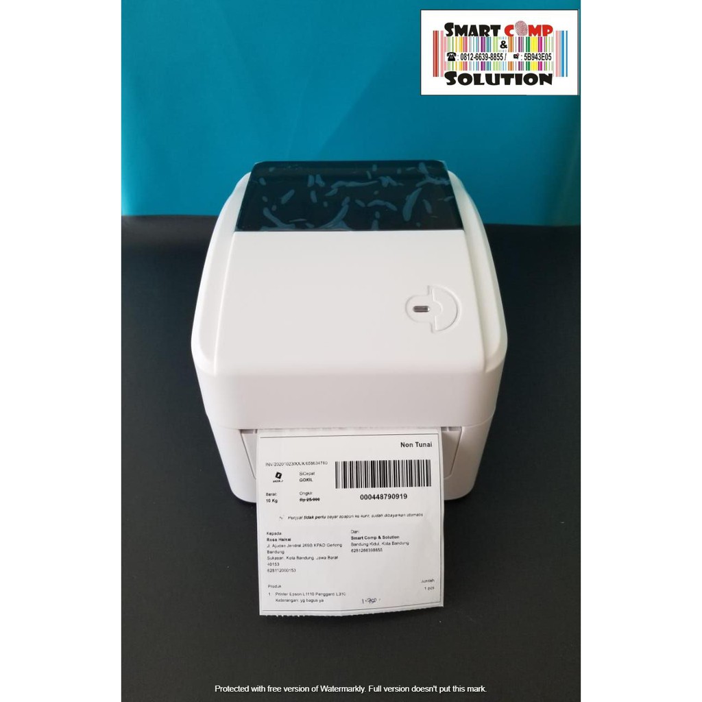 Printer Barcode Therma XPrinter 420B Wifi - USB Label RESI Alamat A6