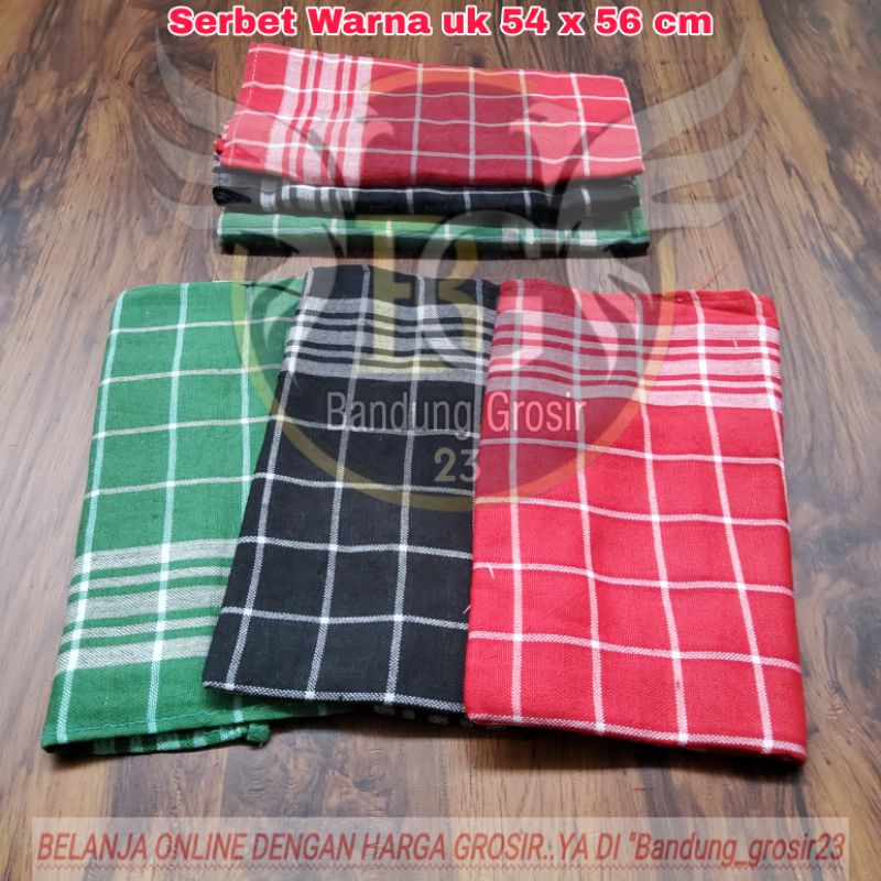 Jual Serbet Kain Lap Warna Murah 1 Lusin Shopee Indonesia