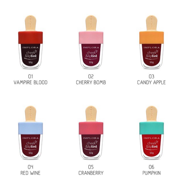 IMPLORA CHEECK &amp; LIP TINT/ LIP TINT IMPLORA / IMPLORA JELLY TINT NEW BPOM