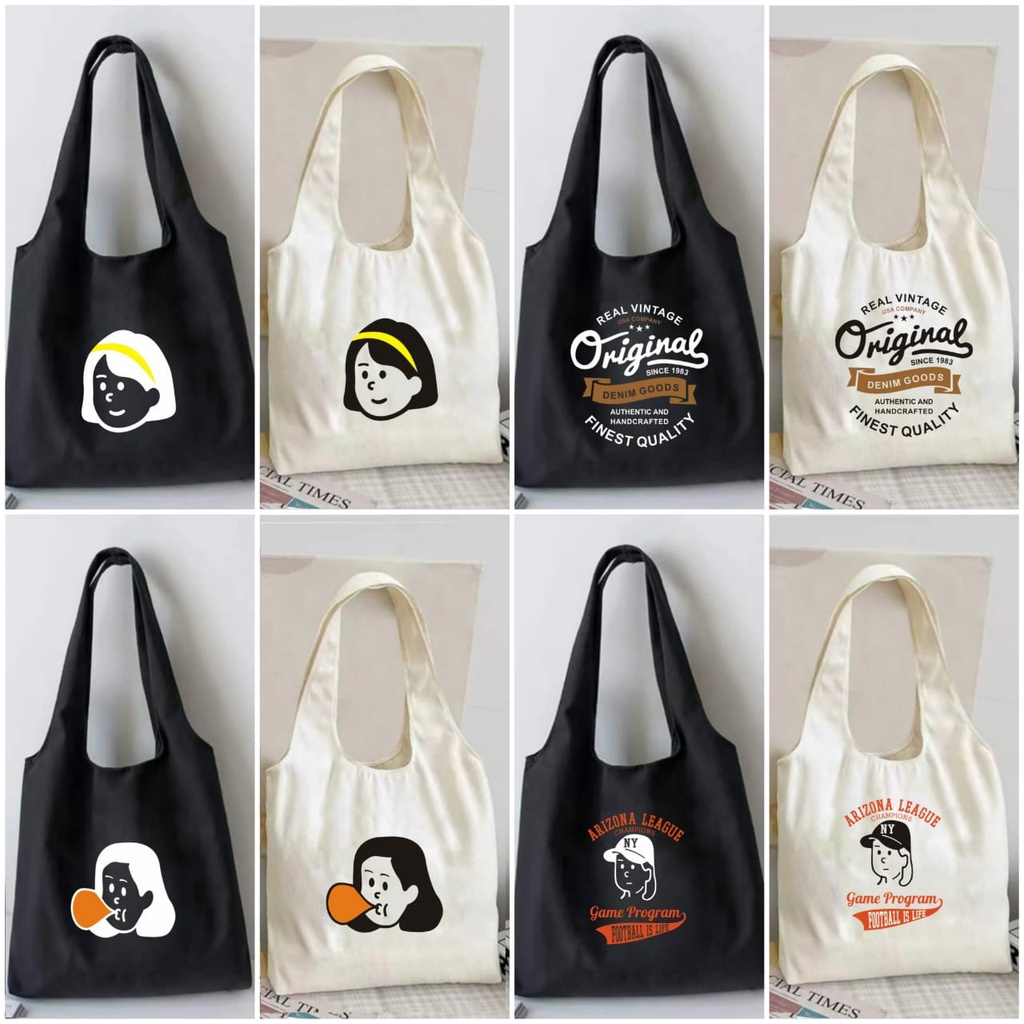 ( PEREKAT)TOTEBAG  AESTHETIC..TOTEBAG VINTAGE terbaru ( Toko Uci )