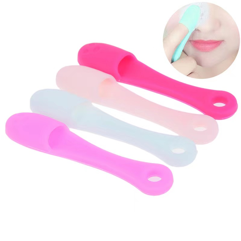 Silicone Finger Cleansing Brush Komedo Wajah Hidung/Pembersih Pori/Pembersih Komedo - Sikat Komedo T-Zone