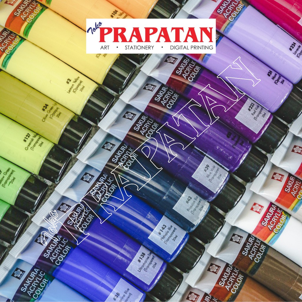 

mh Cat Akrilik Sakura 20ml Warna Cerah Tahan Lama