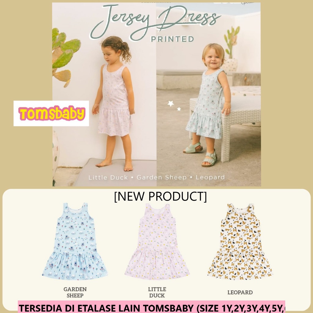 LITTLE PALMERHAUS 1pcs Sleeveless Dress ( Dress Anak Perempuan ) Hello Kitty Collection 0 1 2 3 4 Tahun