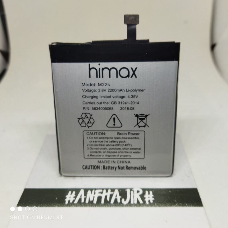 BATRE BATREI BATERAI BATTERY BATTERAY HIMAX X1 X 1 M22s M22 S M 22 S M 22S (2200 mAh) ORIGINAL BATTE
