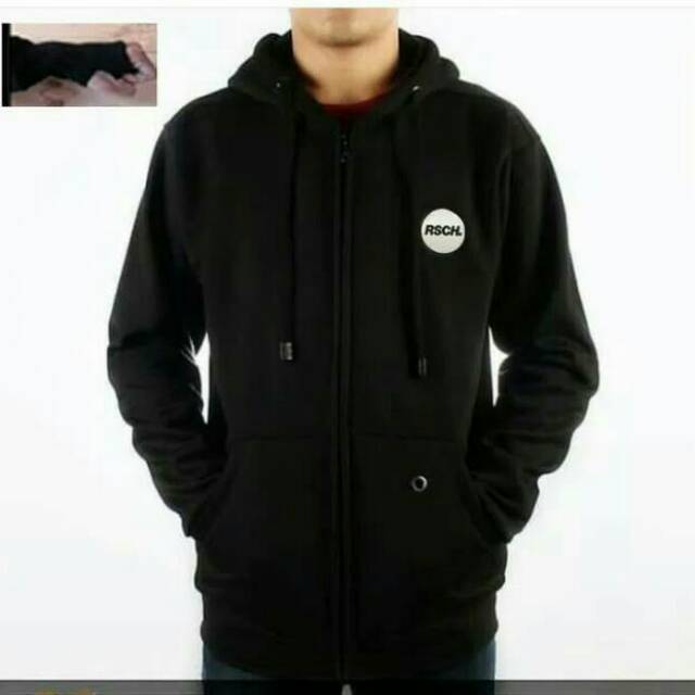 JAKET RSCH / JAKET HOODIE RSCH LOGO BORDIR