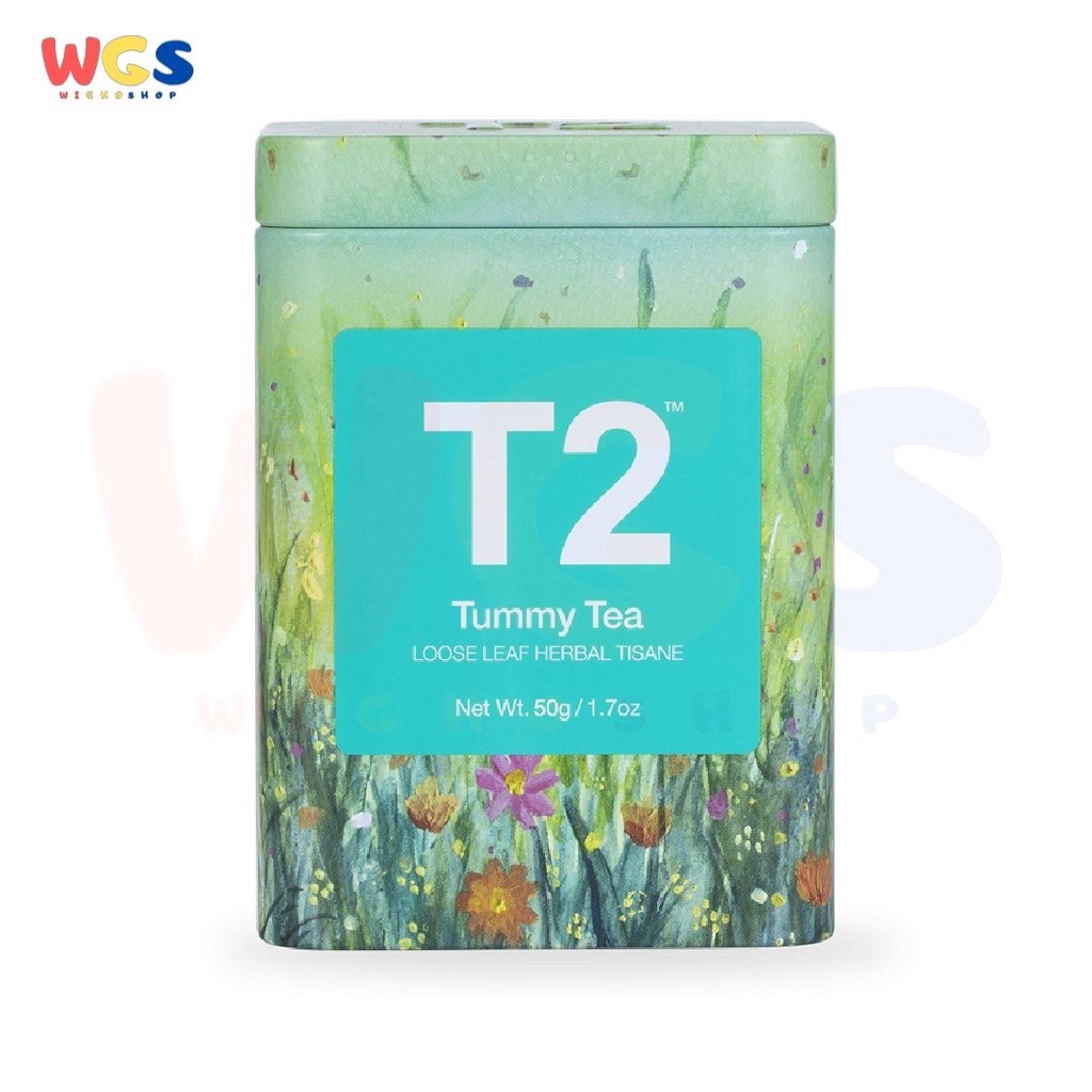 T2 Tea Tummy Loose Leaf Mint Liqrice Fennel Tea for Stomach Relief 50g