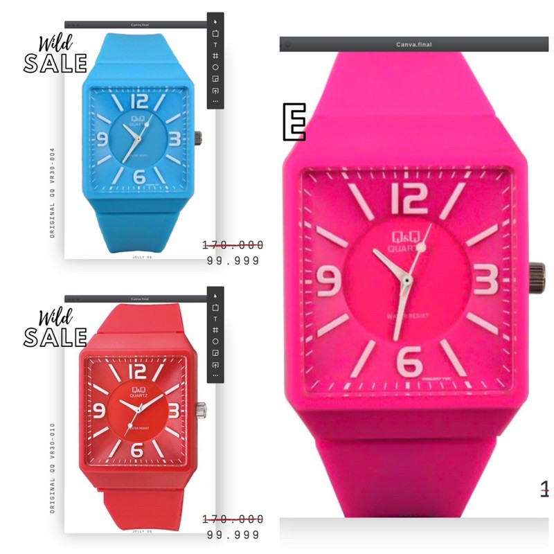 JELLY OS jam tangan Original QQ VR30