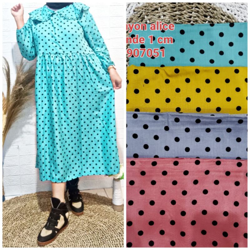 MIDI DRESS POLKADOT 70KG