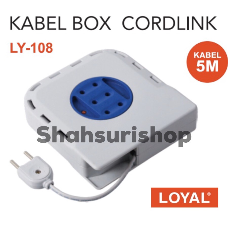 ROLL KABEL BOX LOYAL LY 108 5M 5 M METER SNI