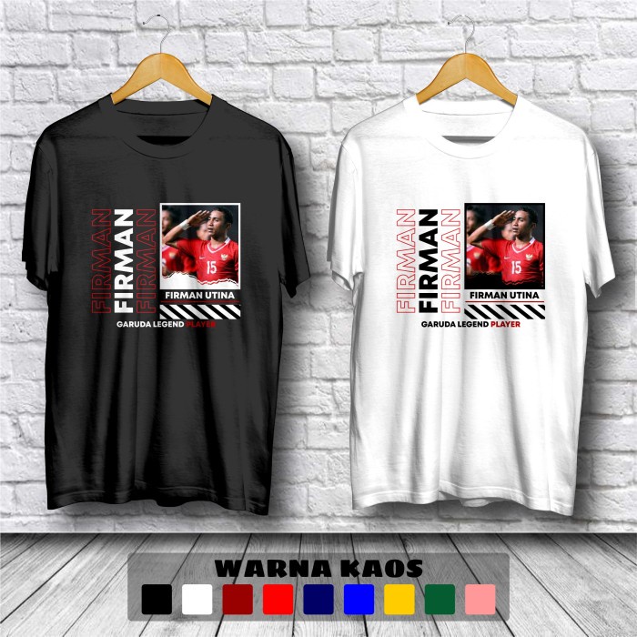 Kaos Firman Utina Garuda Legend Player Baju Distro Bahan Premium (TSF)