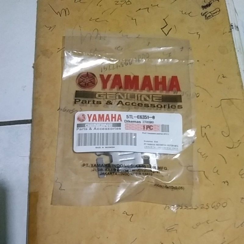 plat tahanan disped Mio dan lainnya