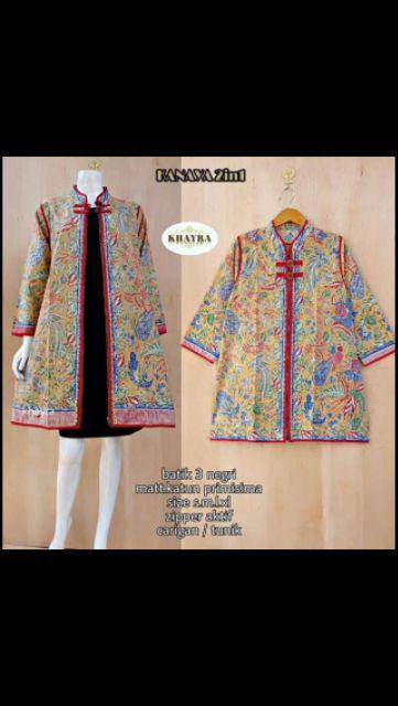 Tunik Batik Cardigan Kanaya 3 Negeri