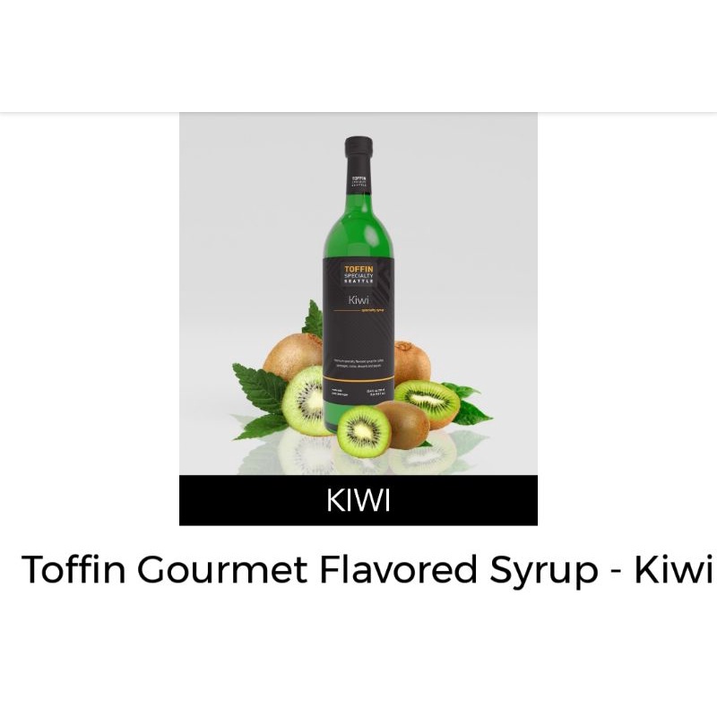 

Toffin Kiwi Syrup 750ml || Kiwi Sirup Minuman Cafe 750ml