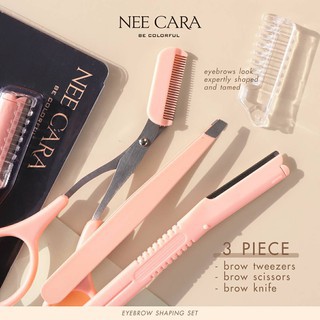 TERMURAH BISA COD Nee Cara Eyebrow Shaping Set 3 pcs N209 BEST SELLER PRODUCT ORIGINAL