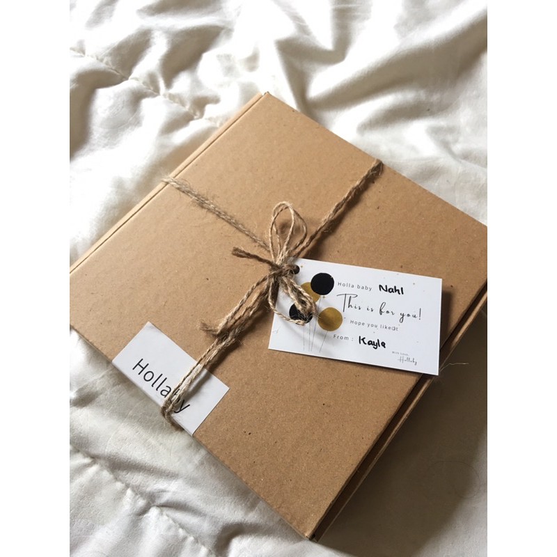 

Packaging Gift Box + Bubble Wrap