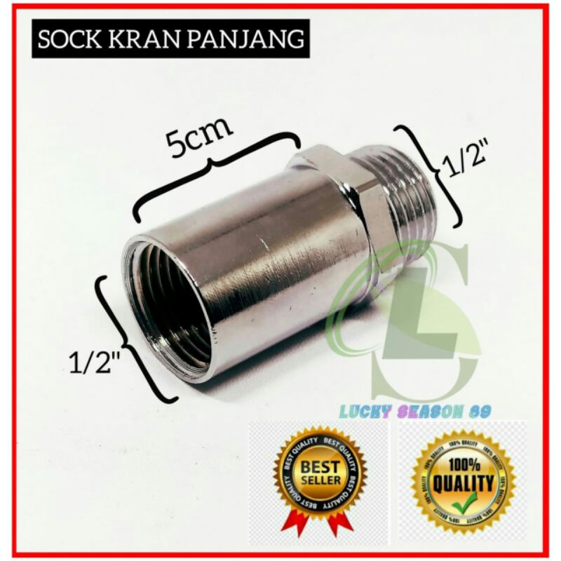 Sock Keran Panjang/Sock Keran Nekel/Sock Sambung Keran/Sock Kran Murah