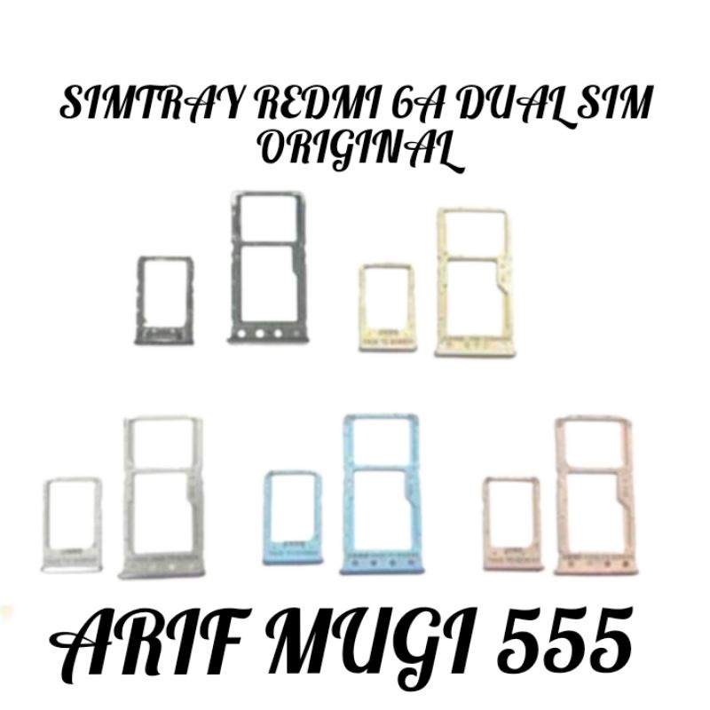 SIMTRAY SIMLOCK SLOT KARTU TEMPAT SIM XIAOMI REDMI 6 / 6A