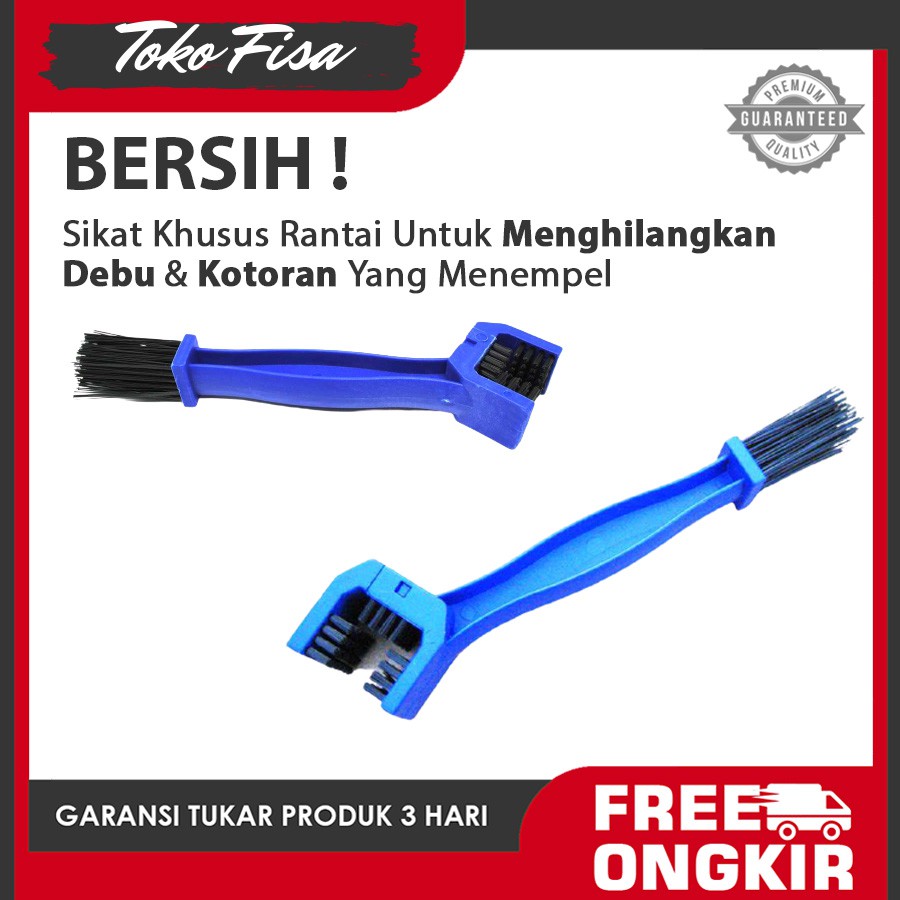 Pembersih Rantai Sepeda BMX Fixie Lipat MTB Gold Sikat Rantai U Shape