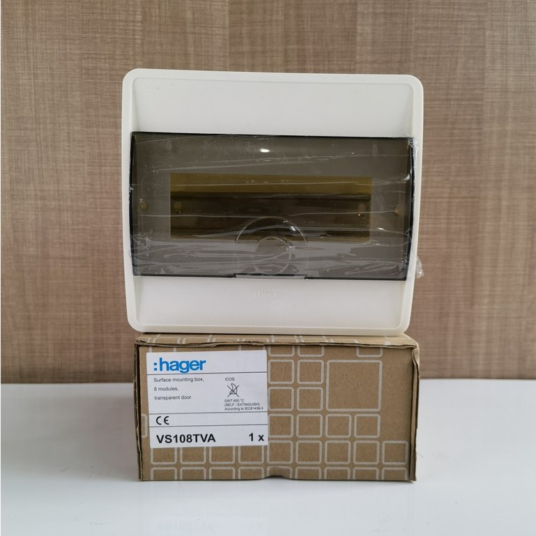 Hager Box MCB 8 Group Outbow (VS108TVA)