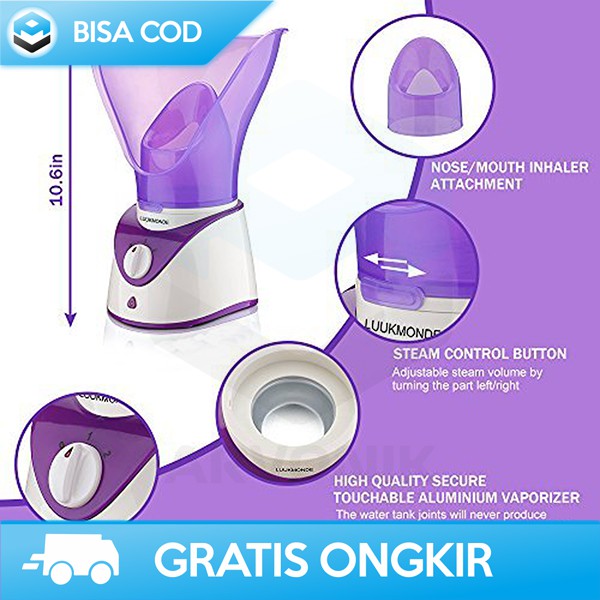 FACIAL STEAMER HUMIDIFIER BIUTTE.CO 618 ORIGINAL ALAT PERAWATAN WAJAH