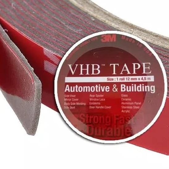 

✭ DOUBLETAPE VHB TAPE 3M 12MM KECIL ORIGINAL 100% 3M DOUBLE TAPE MERAH ♦