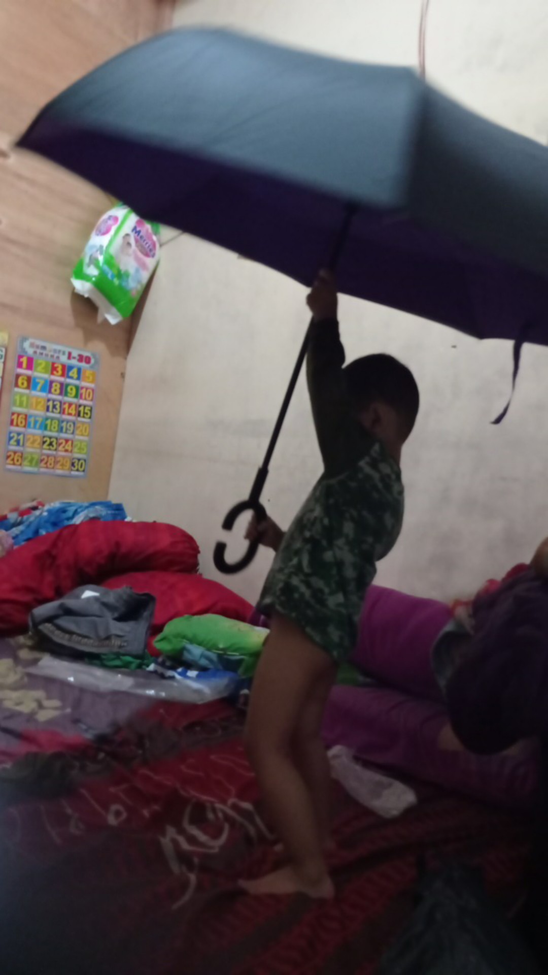 Payung Terbalik Kazbrella Upside Down Umbrella