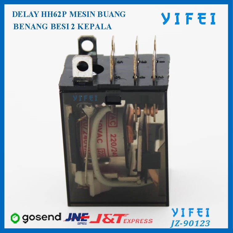 DELAY HH62P MESIN BUANG BENANG BESI 2KEPALA/YIFEI-90123