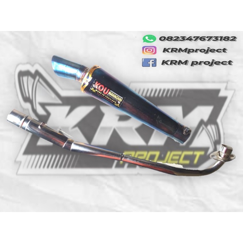 Knalpot KOU Vixion