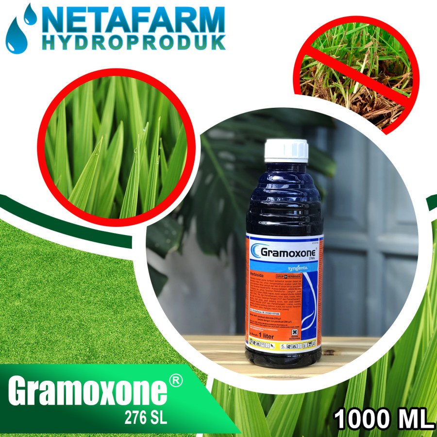 Herbisida GRAMOXONE 276SL Pembasmi Rumput Liar Gulma Ilalang - 1000ml