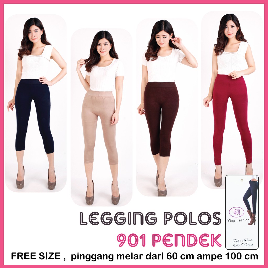 Legging Polos 7/8 / Legging 901-2 / Legging Pendek wanita / Legging Polos Pendek / legging wanita / leg 701