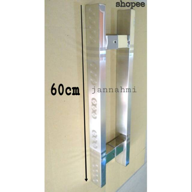 Handle pintu kaki tembus panjang 60cm (kualitas premium)