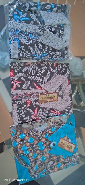 Kemeja Batik Pria Ppbtk07 Modern Lengan Panjang Casual Modis Trendy Masa Kini M L Xl Asli Pekalongan