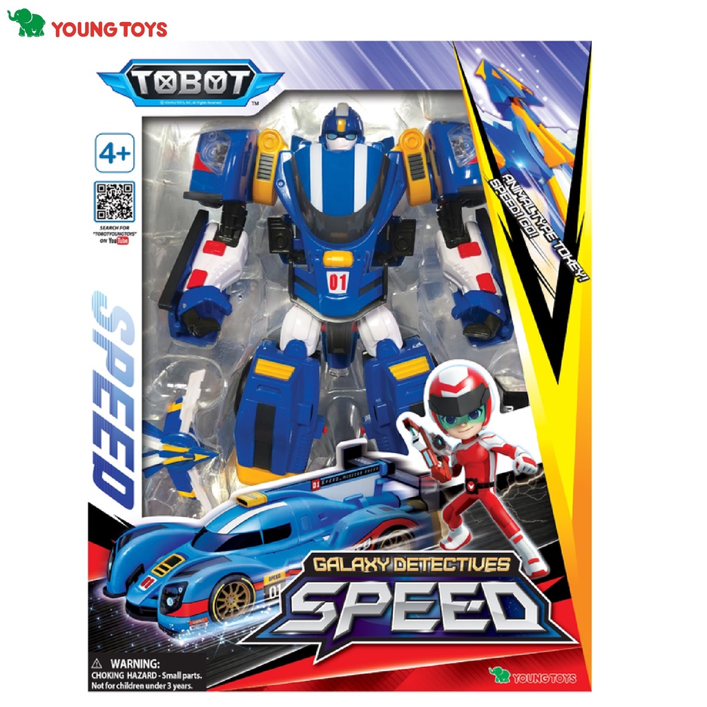 TOBOT Galaxy Detectives Speed Robot Figure