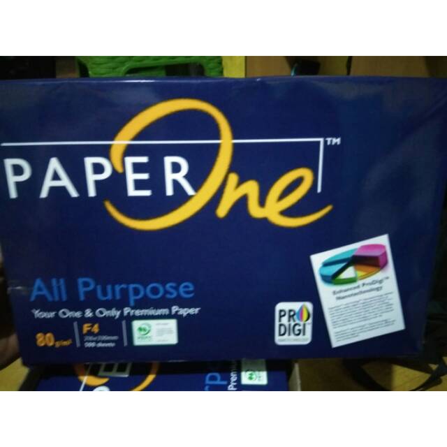 

Kertas HVS F4 80 gram paper one 1 rim