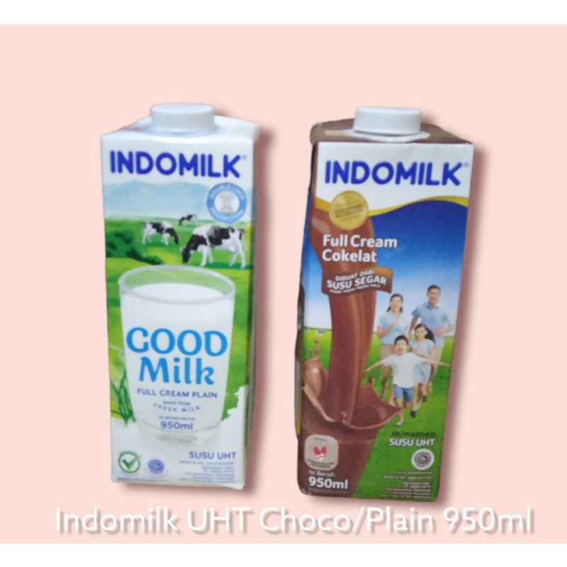 

Susu cair UHT indomilk 950ml