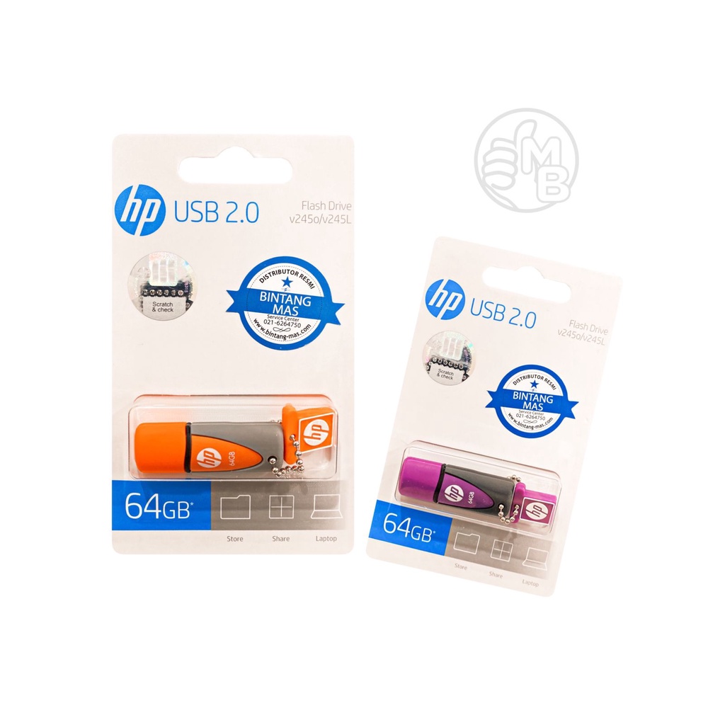 HP Flashdisk 64GB USB 2.0 V245