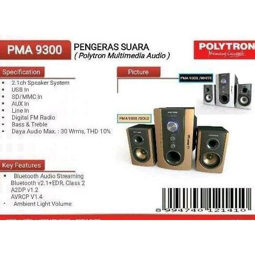 Aresty - Speaker Aktif Polytron Pma9300 Pma 9300 Gold Inalzainal56